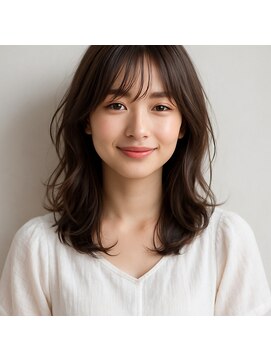 バイエイト(X8) 大人可愛い斜めバングレイヤーカット