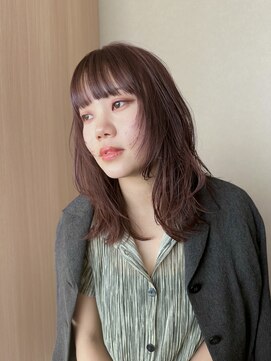 オン キャナルシティ博多前店(on) 【竹内哉汰】レッドブラウン×艶ボルドー/20代/博多