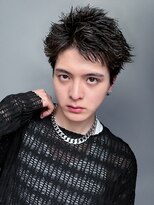 アイティーバイアルバム 松戸店(IT by ALBUM)&nbsp;ブルーブラックフェザーパーマ_F0680