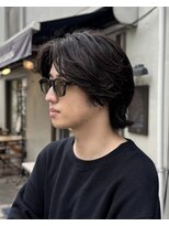 オムファミーユラグ(homme, famille raugh)&nbsp;ミディアムヘア×ニュアンスパーマ