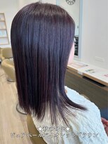 ルクール 上越店&nbsp;ピュアペールバイオレットブラウン/レイヤーカット/透明感カラー