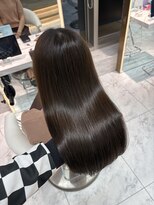 ロンドルピナス 小倉(Lond Lupinus) ミディアムヘア暗めカラー/デザインカラー/フェイスフレーミング