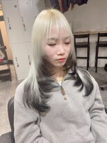 ラフ(LAFF)&nbsp;抜きっぱなしブロンド/レイヤーカット/裾カラー