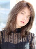 大人レイヤーカット/前髪なし/20代30代40代50代