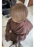 似合わせカット+白髪ボカシ+髪質改善