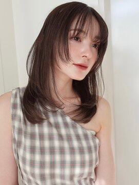 ローネス(LONESS) ミディアムレイヤー×透明感ベージュ