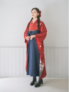 アンベリールフルー(EMBELLIR fleur)の写真/卒業式/入学式/成人式/七五三/結婚式…着付け,ヘアセットで特別な日を華やかに彩るお手伝い*新日本髪対応可