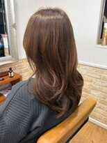 カミケン 黒岩店 kamiken・ ふんわりミディアム×明るめブラウン【カミケン黒岩店/福島】