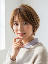 フープ 川越(hoop)&nbsp;川越/ショート/ボブ/ハイライト/白髪ぼかし/白髪染め
