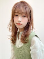 トゥーナ 表参道(tona)&nbsp;ミディアムレイヤー、外ハネボブ、グレージュ、脱白髪染め☆