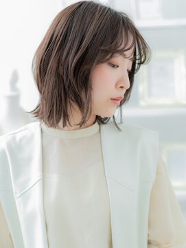 カバーヘア 上尾西口店(COVER HAIR) ★シースルーバング切りっぱなし抜け感ハッシュボブ30代40代★2