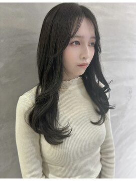 ジーナ 梅田(Zina) 小顔見え顔まわりレイヤー×くびれミディ【梅田】