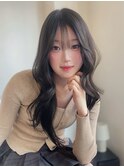 韓国ヘア♪レイヤー×オリーブグレージュ