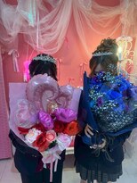 ハナココ 水戸店(hana Coco) お団子ハーフアップスタイル