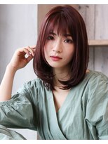 リノ エヘウ(Lino eheu) デザインカラー/骨格補正ショートカット/オリーブベージュ