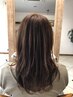 【ツヤと手触りが違う☆】艶カラー(ロング:鎖骨あたりより下の長さ)