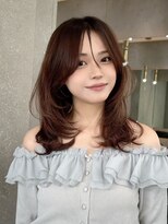 レーヴバイロンド 仙台(Reve by Lond) ハッシュカット韓国レイヤーシースルー髪質改善ミルクブラウン