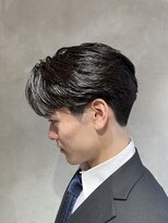 ニコ トウキョウ ヨコハマ(nico)&nbsp;メンズセンターパートウルフセンターパートニュアンスパーマ襟足