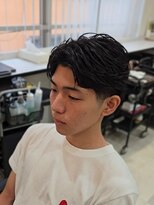 ラピス 名古屋駅前店(Lapis)&nbsp;フェザーパーマ/フェザーショート×テーパーフェード