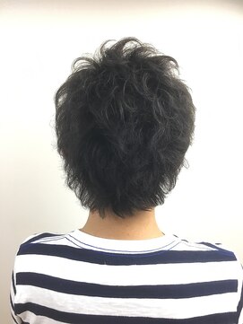 ヘアスペース リピュート(hair space Repute) ウルフにパーマをONしました!3