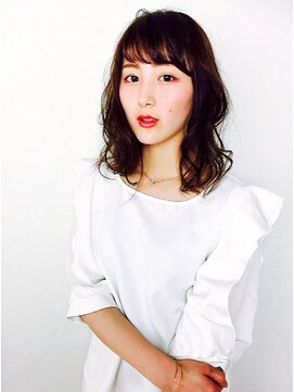 ヘア メイク フレイ(hair make FRe'Y) ミディアムパーマスタイル