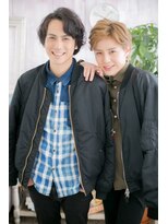 ミック 日暮里店(miq)&nbsp;アップバング”男らしいのに優し気”style