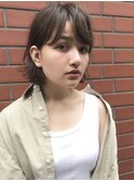【nanuk*ueki】ショート×オリーブグレージュ