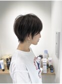 可愛さのあるハンサムショート