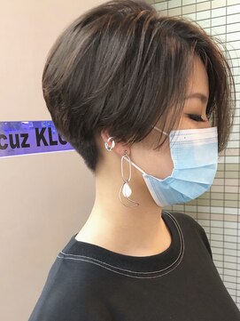 キューズ クラブ(cuz KLUB) 【cuzKLUB】刈り上げショート×なじませハイライト