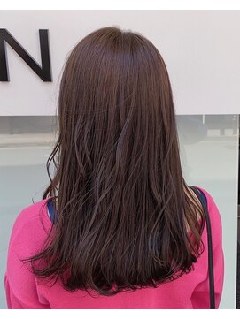 コレット ギンザ(Collet Ginza) セミロング × ピンクブラウン  Hair Design Collet Ginza
