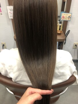 シェノン 西梅田(CHAINON) 前髪/オリーブベージュ/アッシュカラー/髪質改善/レイヤーカット