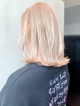 アルバム 銀座(ALBUM GINZA) ミルクティールーツ_オリーブカラーハイライトカラー_ba308492