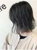 《☆エアタッチ☆切りっぱなしロブ×オリーブアッシュ》