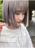 青みパープルグレー