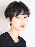 大人丸みマッシュショート＊