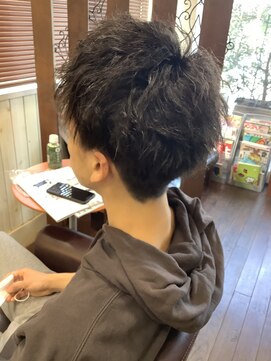ヘアークリエイション クラフト 八尾 弥刀店(HAIR CREATION CRAFT) メンズツイストスパイラルとツイストのミックススタイル♪