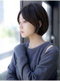 前髪長め大人ショートボブ20代30代40代【AIN.表参道】川原大地
