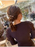 【.eer/ディア】編みおろし/ローポニー/ヘアセット/心斎橋