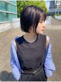 【VIVO】西屋綾香 韓国ヘア 韓国カラー ボブ パープルグレージュ