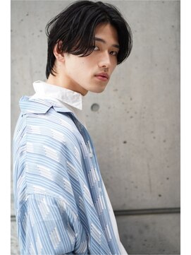 ロミーオム 本厚木(ROMMY. Homme) 前下がりナチュラルマッシュスタイル