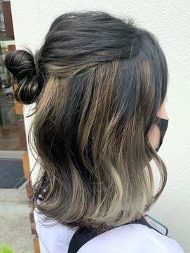 ナカオコアフュール(NAKAO COIFFURE) ハイライト×アップアレンジ