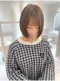 髪質改善/ヘルシースタイル/前髪カット/ショコラアッシュ