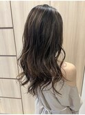 セミロングレイヤー