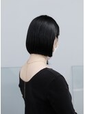 【モードヘア】切りっぱなしコンパクトボブ