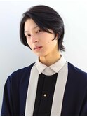 【竹之内蔵人】大人のメンズウルフ/黒髮カルマパーマ/簡単セット