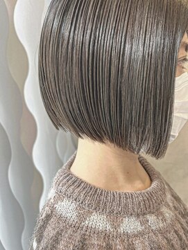 エニィ 池袋西口(Any) 斜めバング/グレージュカラー/デザインカラー/池袋/池袋駅/池袋