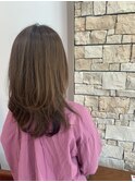 トップレイヤー/大人ミディアム/ナチュラルブラウン/大人可愛い