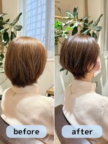 カミーノ(Camino) 癖をふんわり柔らかい印象にしたボブ