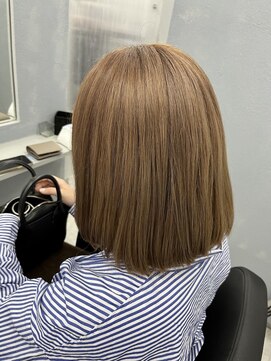 アオアクア バイ グルグル 小岩店(ao akua by GULGUL) 【ブリーチ2回】ミルクティーベージュ