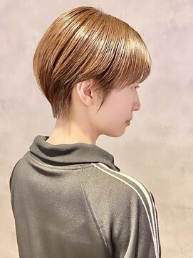 ゴウトゥデイ 渋谷MODI店(GO TODAY) ハンサムマッシュショート×クリアベージュ